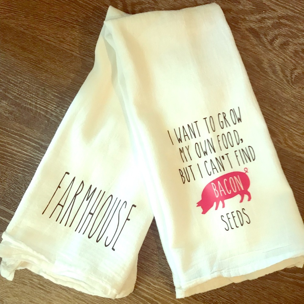🐖 Flour Sack Towels 🐄